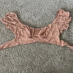 Pink off the shoulder tie top!! From Etty store!